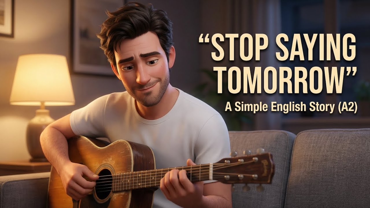 The Man Who Always Said Tomorrow |  Learn English With Stories A2 • English Daily With Bob 
