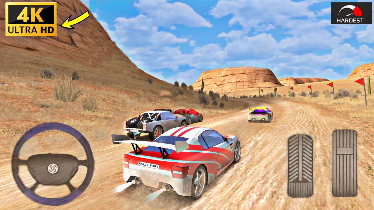 Rally Fury Off Road Racing | 4K ULTRA HD Graphics Game Play 