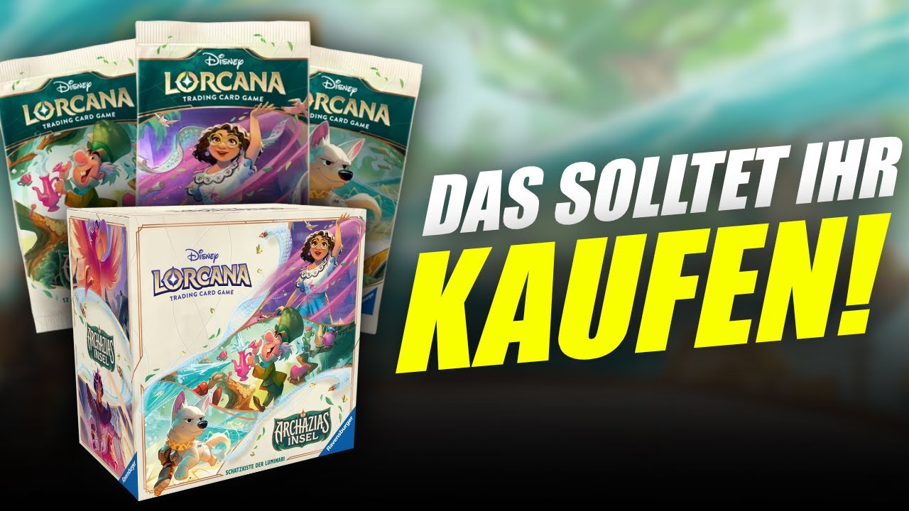 Diese PRODUKTE solltet ihr KAUFEN!! - Disney Lorcana