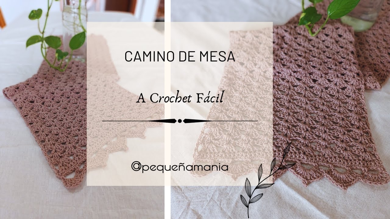 CAMINO DE MESA A CROCHET // Fácil y Moderno // PASO A PASO