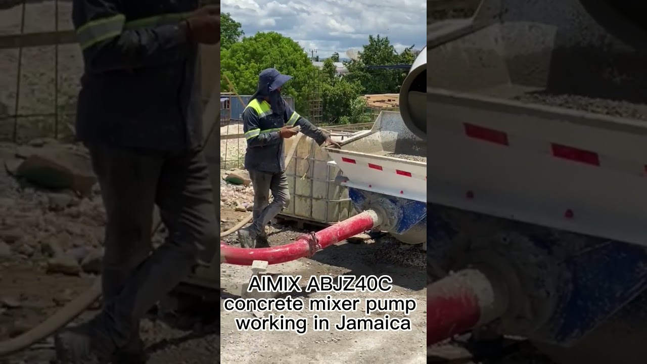 Aimix ABJZ40C Concrete Mixer Pump for Mixing and Discharging Concrete