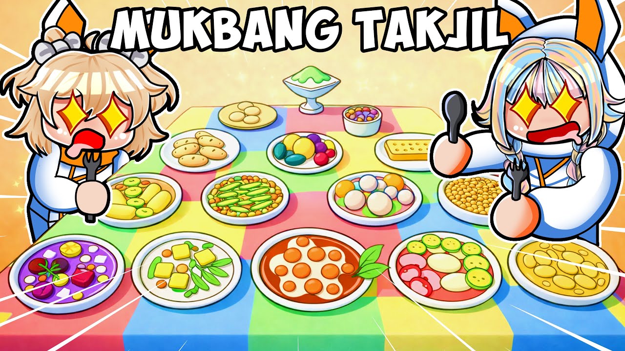 ENAK BANGET! Aku dan Anakku Berburu Takjil TERMAHAL di Tower Takjil Roblox!