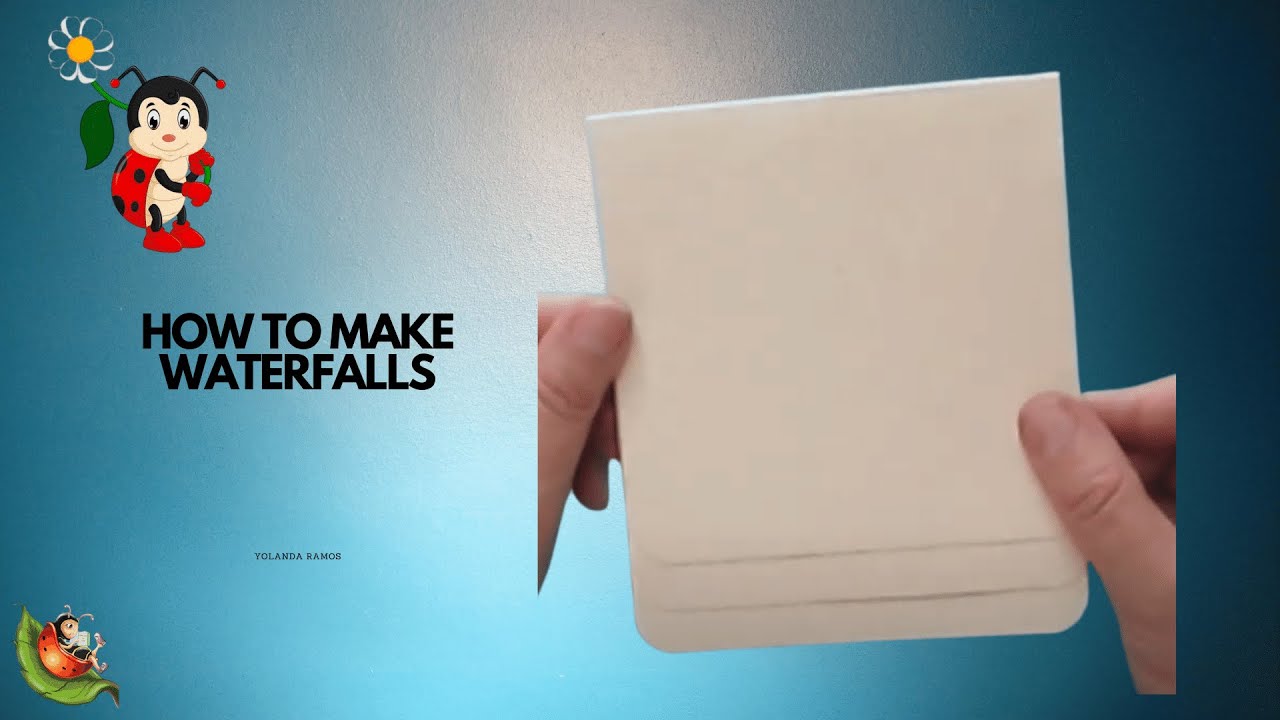 How to Make Waterfalls for Mini Albums