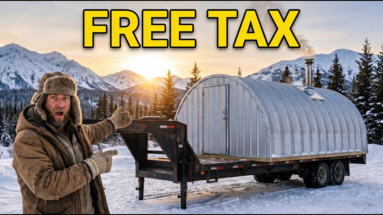 Why Do Smart Alaskans Build New Quonsets On Wheels - Tax Free