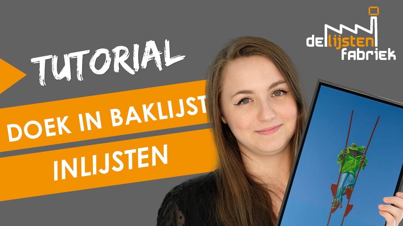 Hoe lijst je een canvasdoek in?  | De Lijstenfabriek (HR)