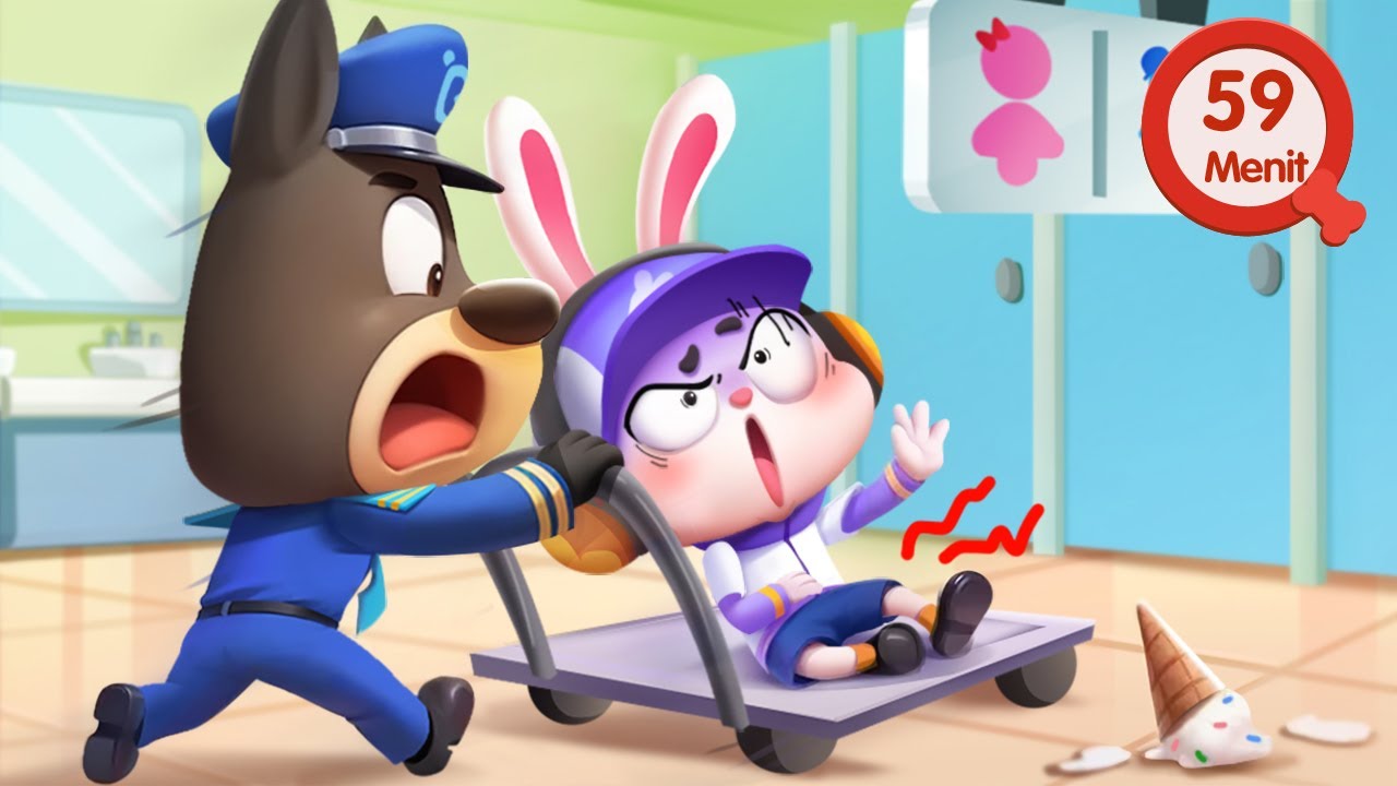 Jangan  Terlalu Banyak Makan Makanan Dingin 🧊🥶| Kepala Polisi Labrador | BabyBus Bahasa Indonesia