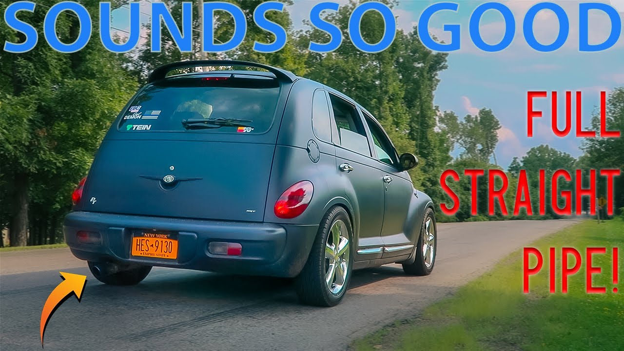 PT GT получает выхлопную трубу без катушки (столько шума от турбины)
