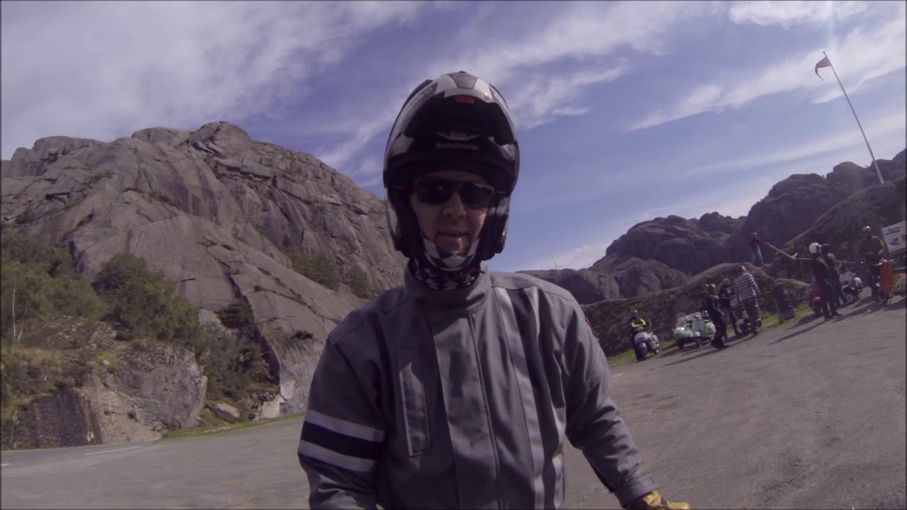 Classic Scooter Rally in Norway. Best roads in the world?