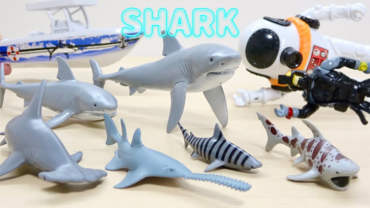 いろんな形のサメフィギュアが沢山入って見応えたっぷり! シャーク アドベンチャー プレイセットをレビュー!