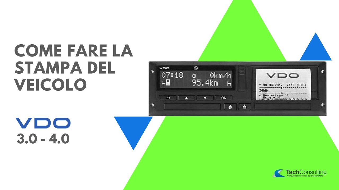 VDO - Come fare la stampa del veicoli (v. 3.0 - 4.0)
