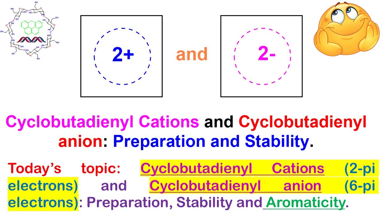 Cyclobutadienyl Cations  and Cyclobutadienyl anion: Preparation and its Stability and Aromaticity.
