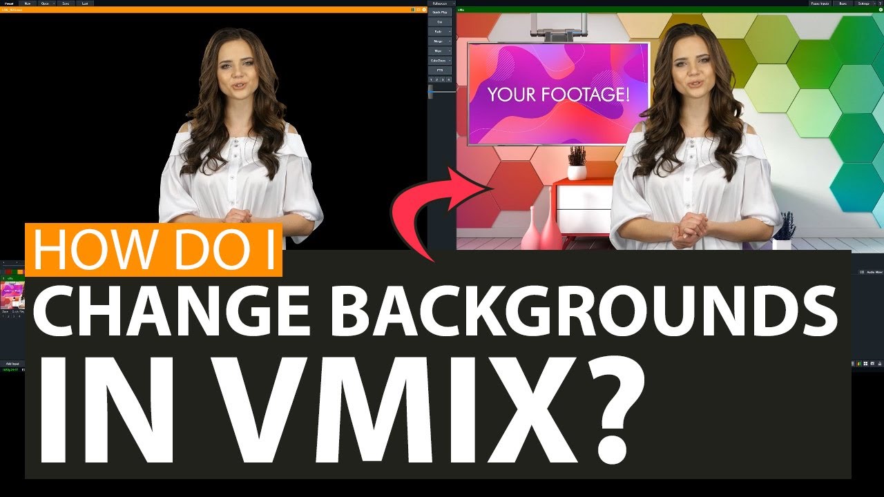 How do I add a Background in vMix?