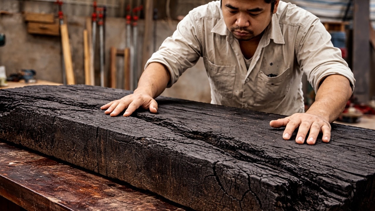 He Set Fire to the Wood… Then Something Incredible Happened