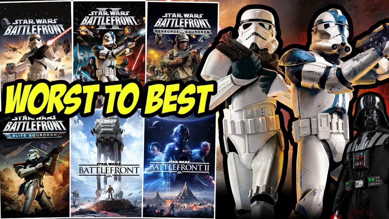 Ranking EVERY BATTLEFRONT Game WORST TO BEST