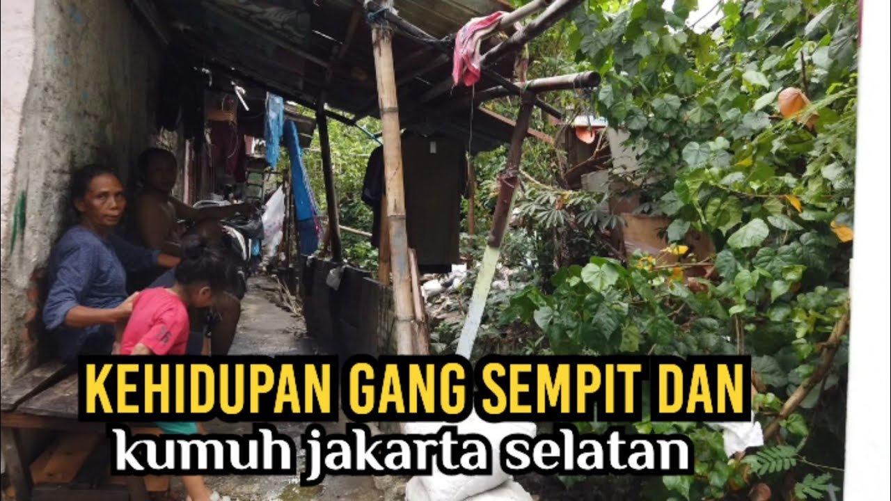 jelajahi Gang sempit pemukiman kumuh wilayah Manggarai | life in jakarta