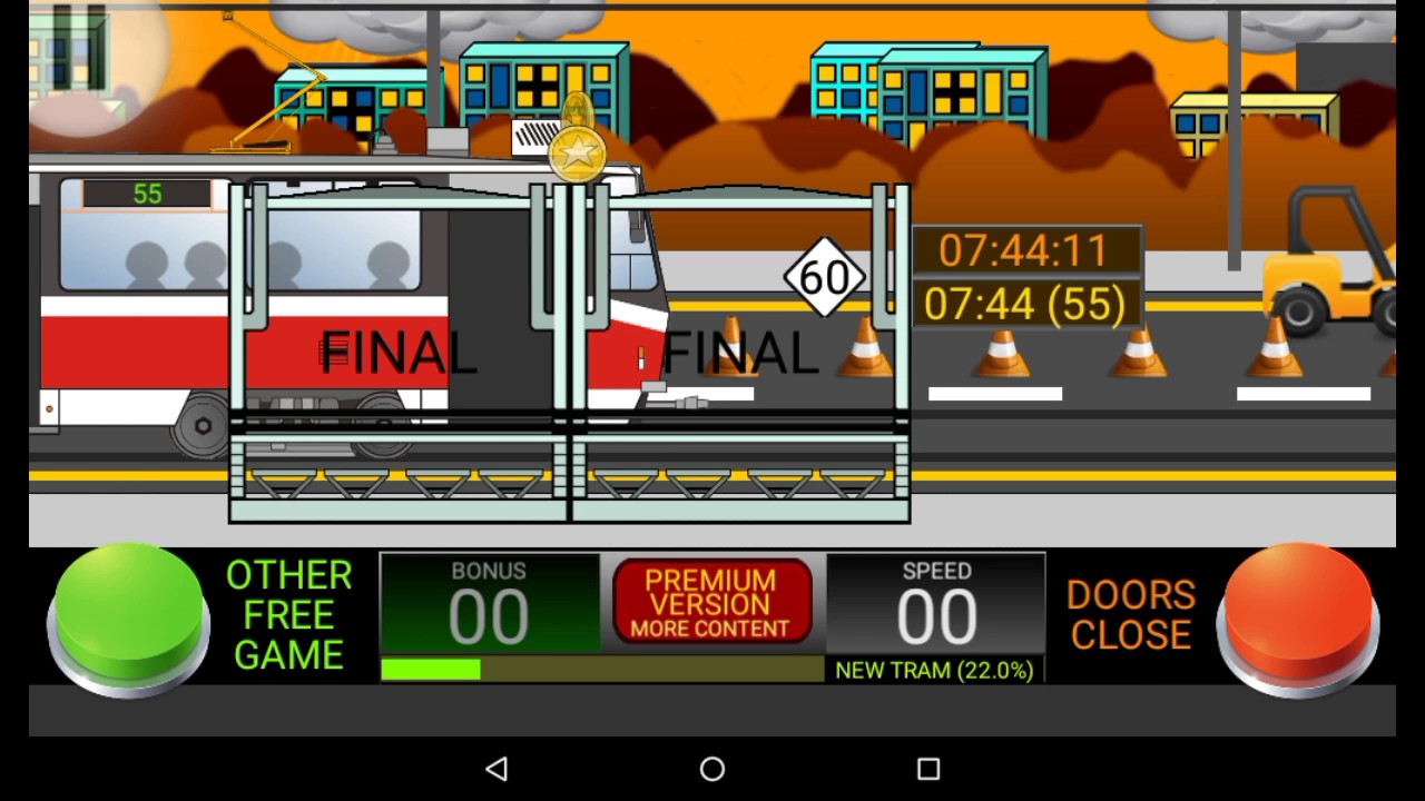 Tram Sim 2D gameplay