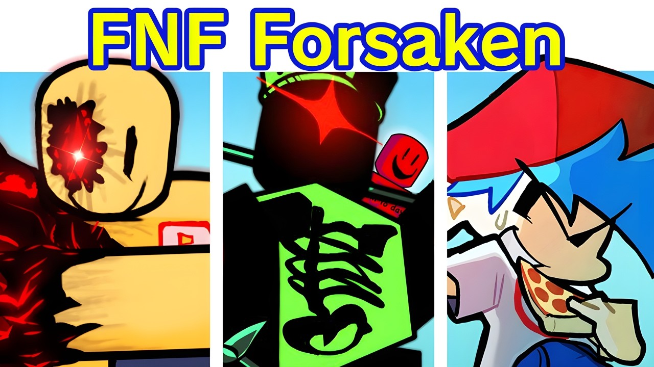 Friday Night Funkin' Vs Forsaken: DEMO | John Doe, c00lkidd, & 1x1x1x1 (Roblox Horror FNF Mod)