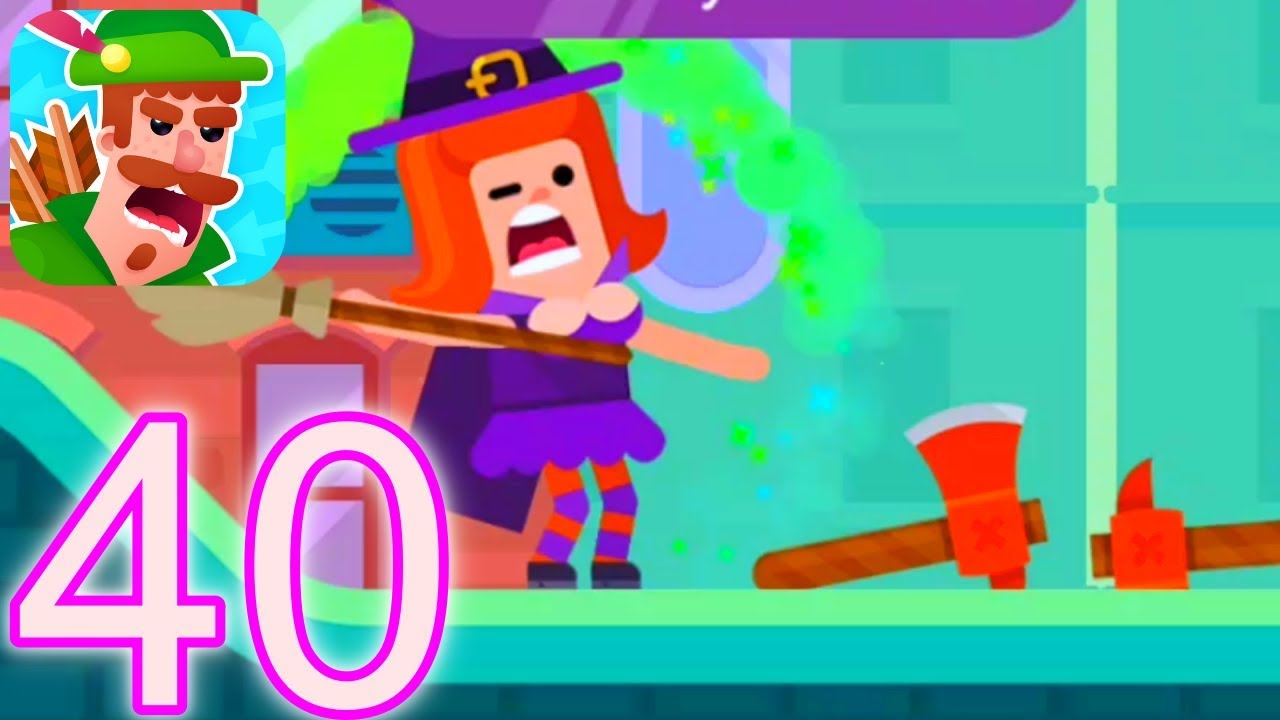 Bowmasters - Gameplay Walkthrough Part 40 (Android) Stephanie the Witch