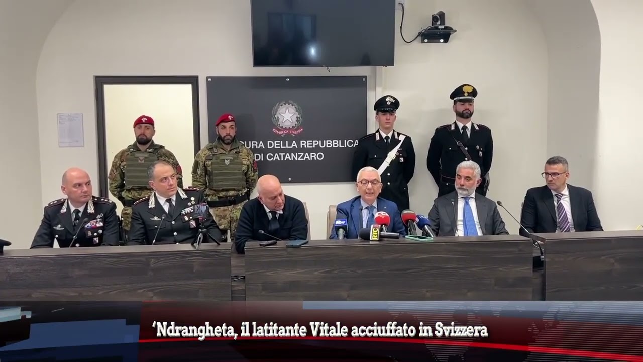 ‘Ndrangheta, il latitante Vitale acciuffato in Svizzera
