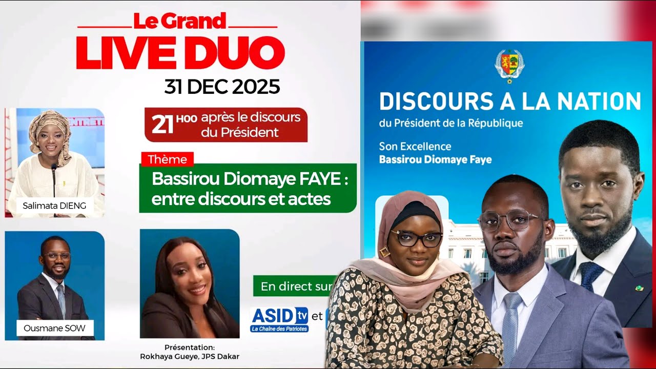 🛑Bassirou Diomaye Faye entre Discours et Actes : Salimata Dieng et Ousmane SOW JPS PASTEF