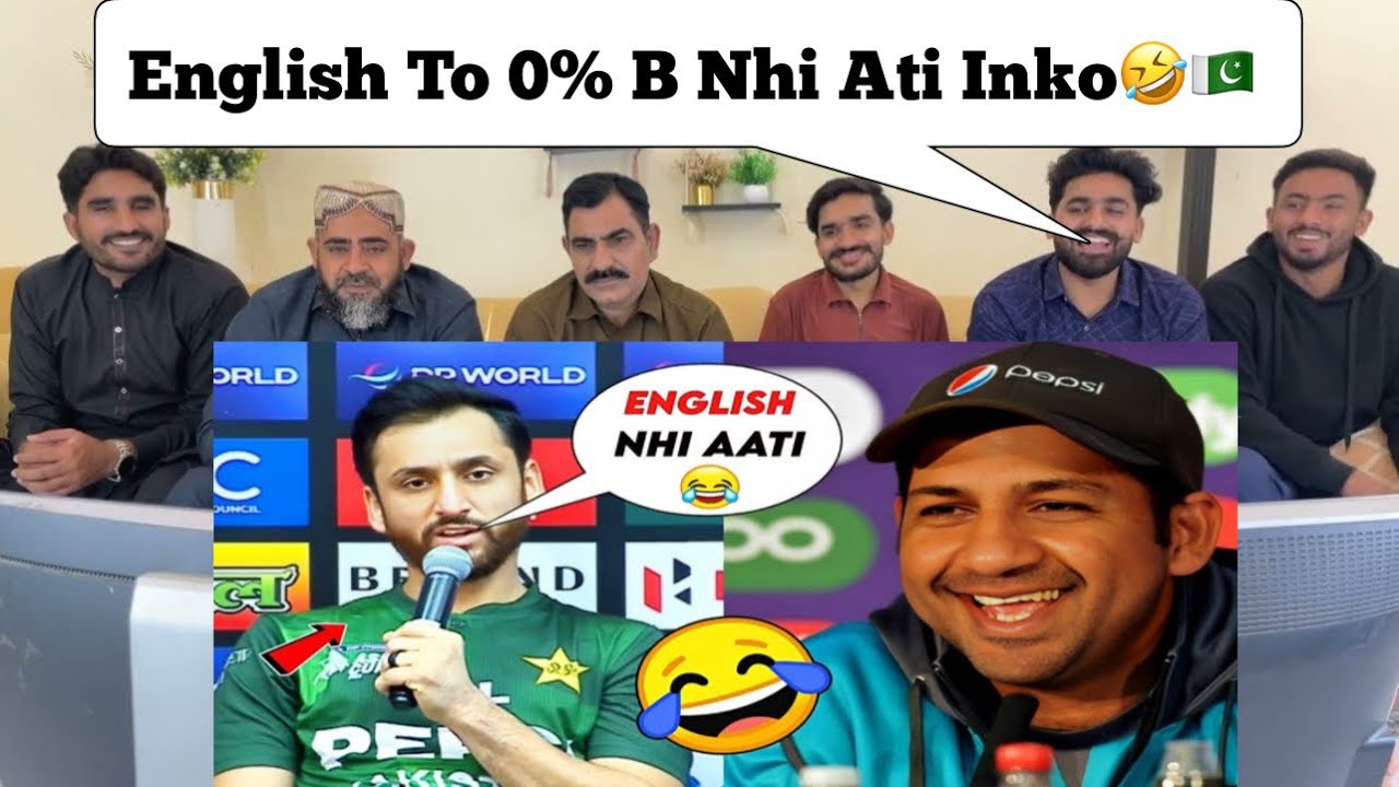Top 10 Funny English 😂 Interview of Pakistani Players