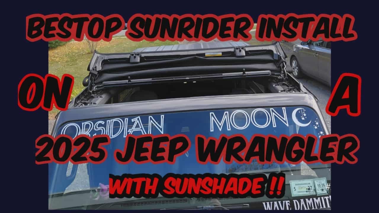 Bestop Sunrider for Hardtop Install on Wrangler JL