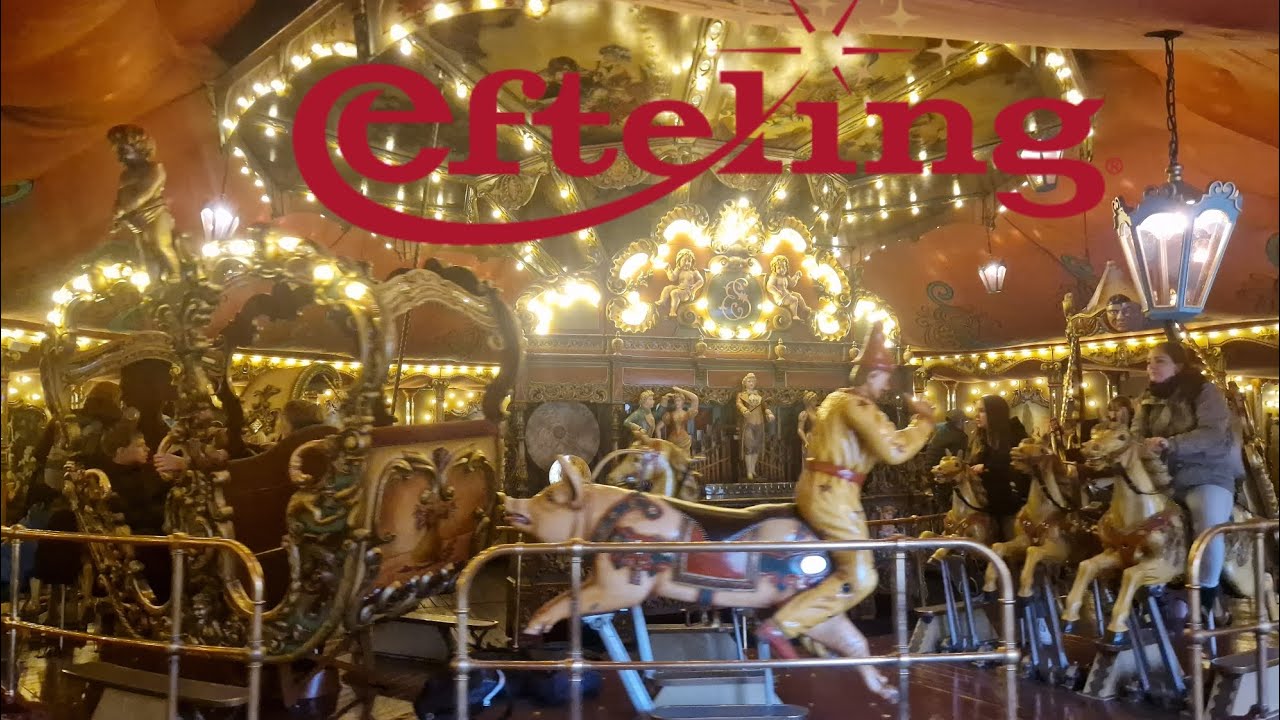 Efteling Gavioli kermisorgel in de stoomcarousel onride en offride