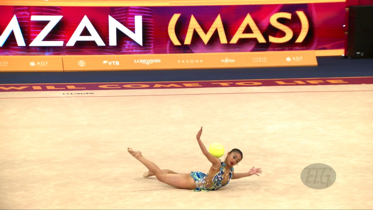 AMZAN Izzah (MAS) - 2019 Rhythmic Worlds, Baku (AZE) - Qualifications Ball