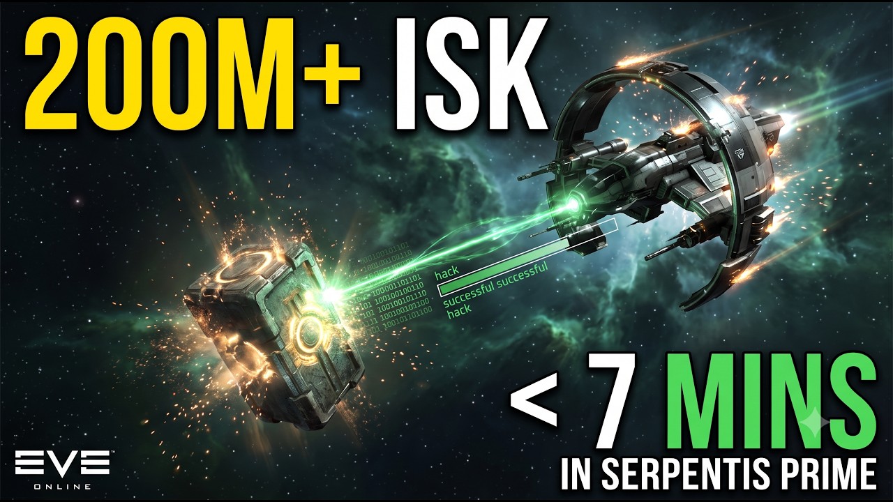 The Ultimate EVE Online Hacking Speedrun! (200M+ ISK)