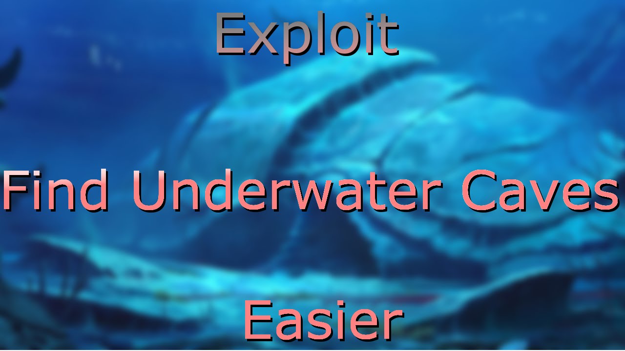 Exploit To Find Underwater Caves Easier - ARK: Survival Evolved