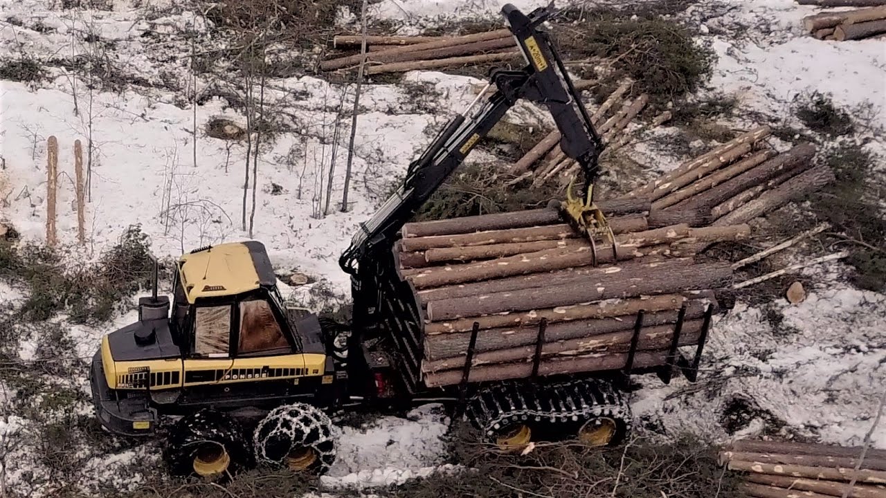 Ponsse Buffalo Forwarder Finland 4K