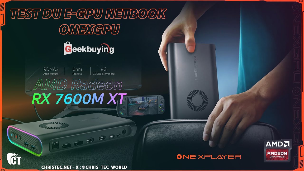 ➡️Test du eGPU ONEXGPU de ONEXPLAYER - Ce dock GPU externe va booster votre PC portable !
