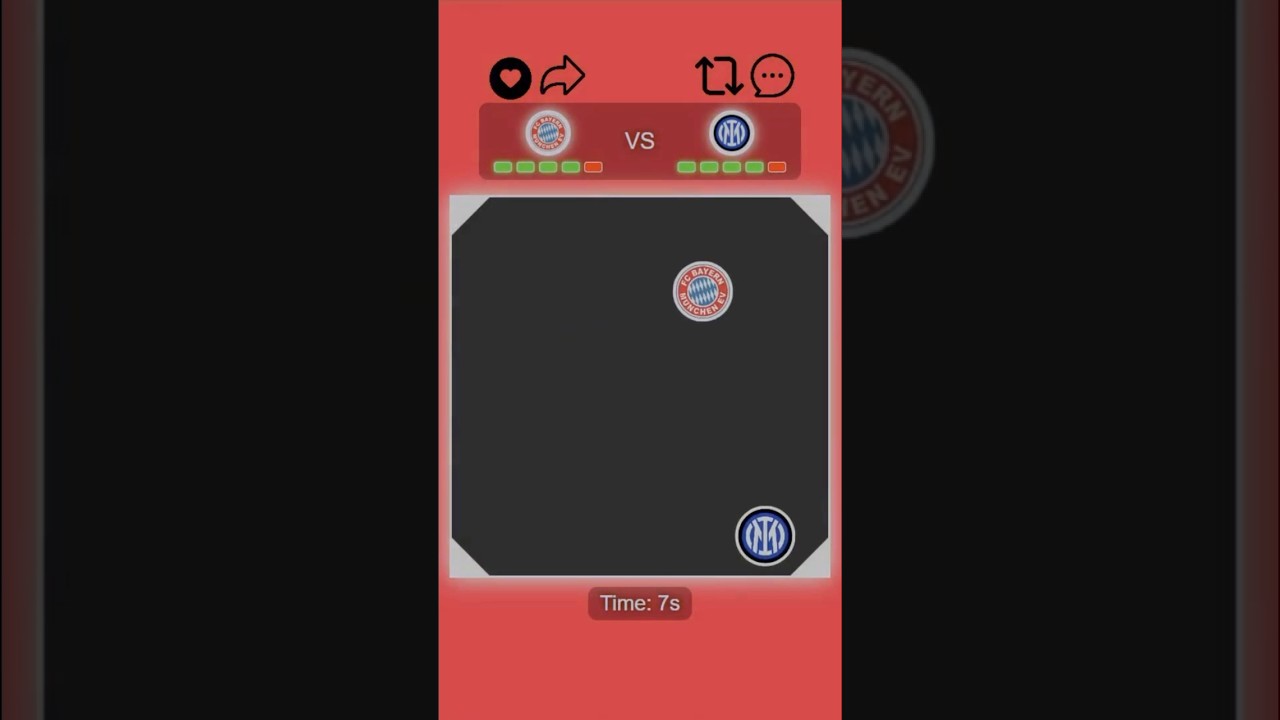 Bayern vs Inter! #bayern #inter #football #whowin #winner #2dsimulation #2d #asmrvideo #asmr #bet