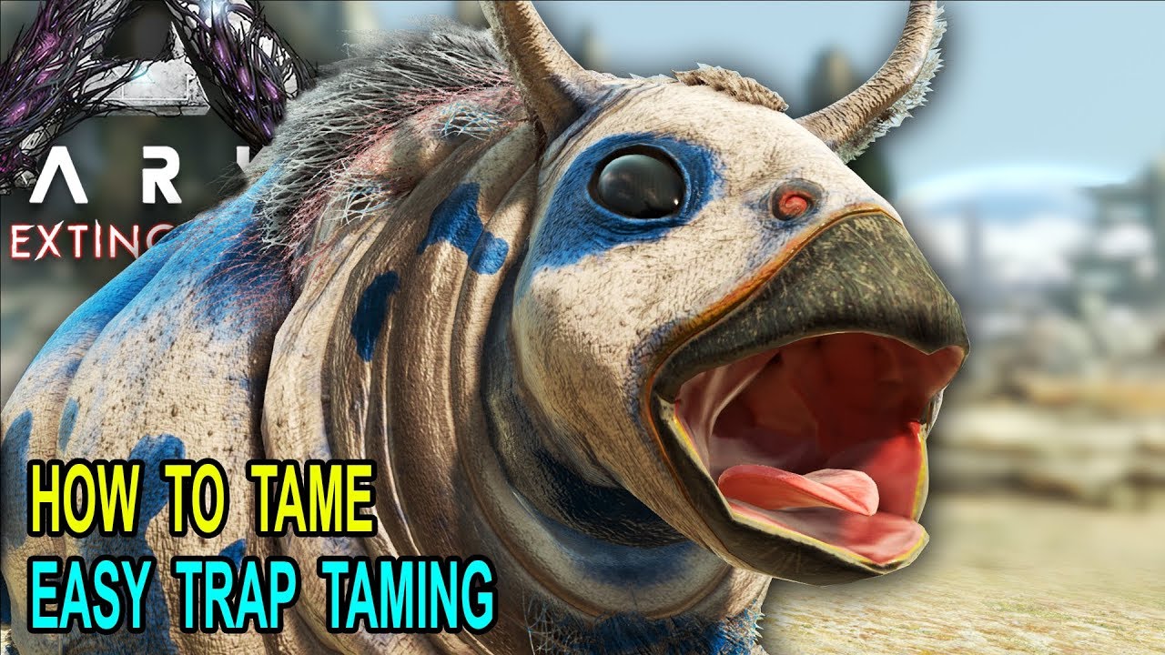 ЛЕГКАЯ ЛОВУШКА ДЛЯ ПРИРУЧЕНИЯ ГАЗБАГА ARK!! Приручение Газбага из Ark Survival Evolved Extinction