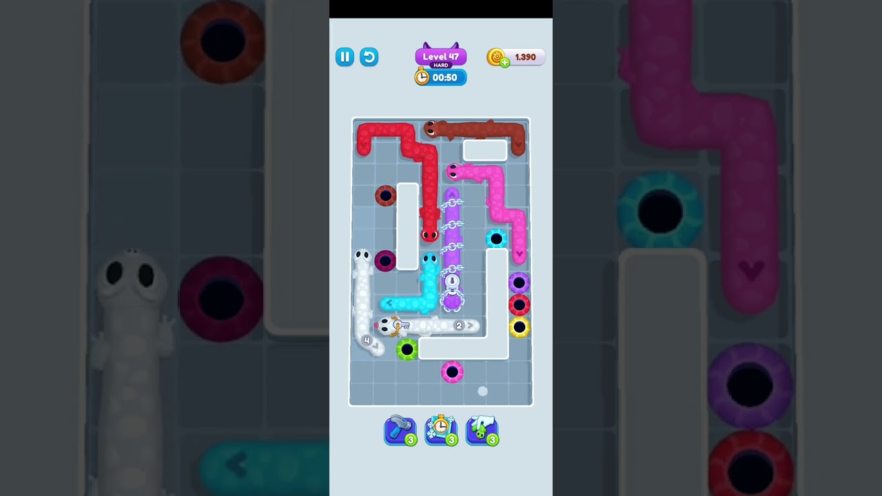 Gecko out level 47 hard level Walkthrough Solution 