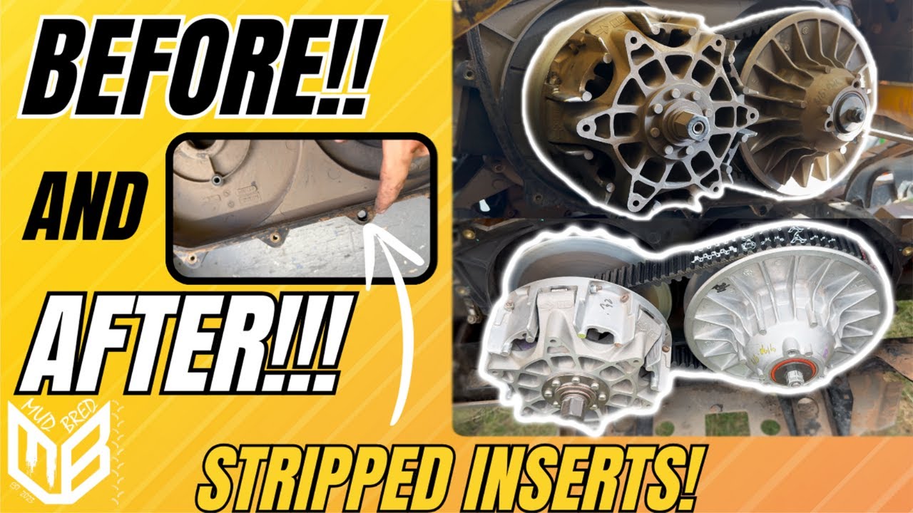 Can Am Renegade 1000R Detailed Clutch Cleaning and Service! *COVER BOLTS STUCK*