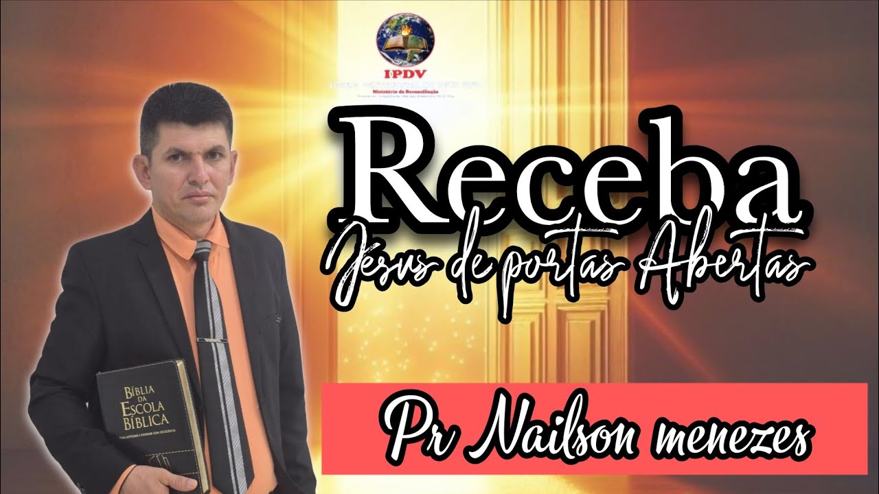 Mensagem: RECEBA JESUS DE PORTAS ABERTAS_ João 20.19-23