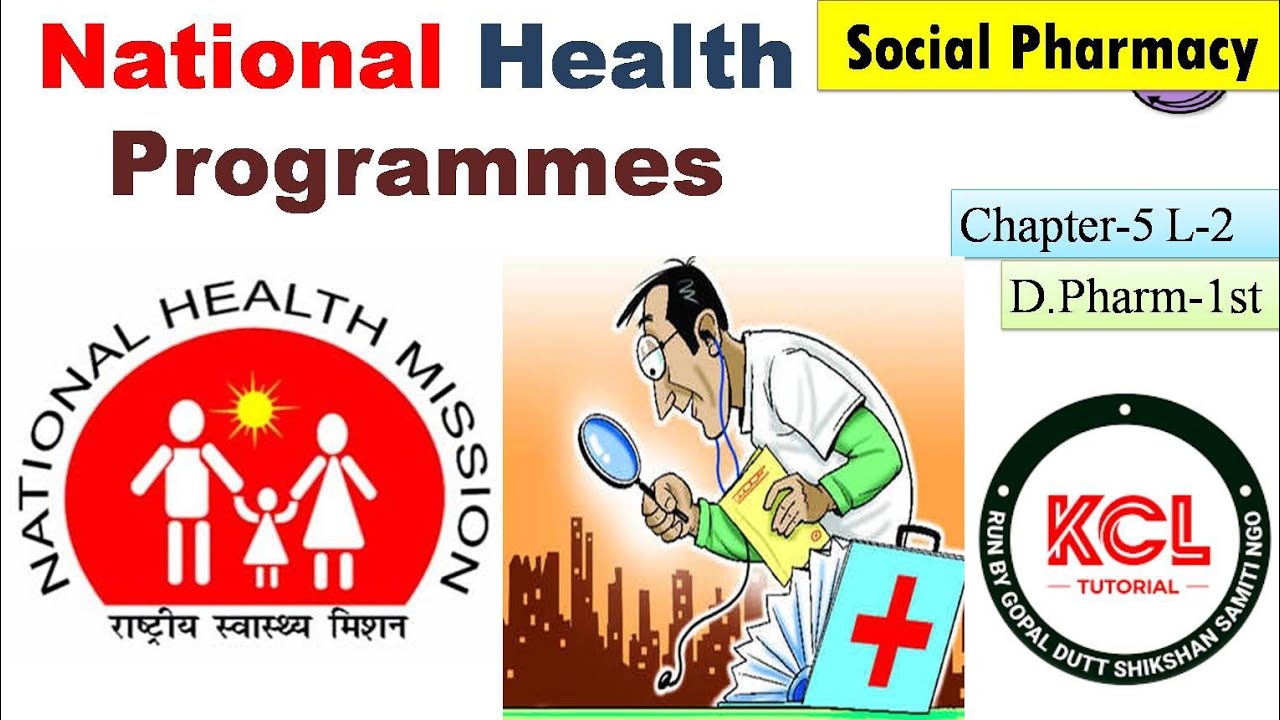 National Health Program Part-2 / Program for Cancer Blindness  Diabetes L-2 Ch-5 Social Pharmacy