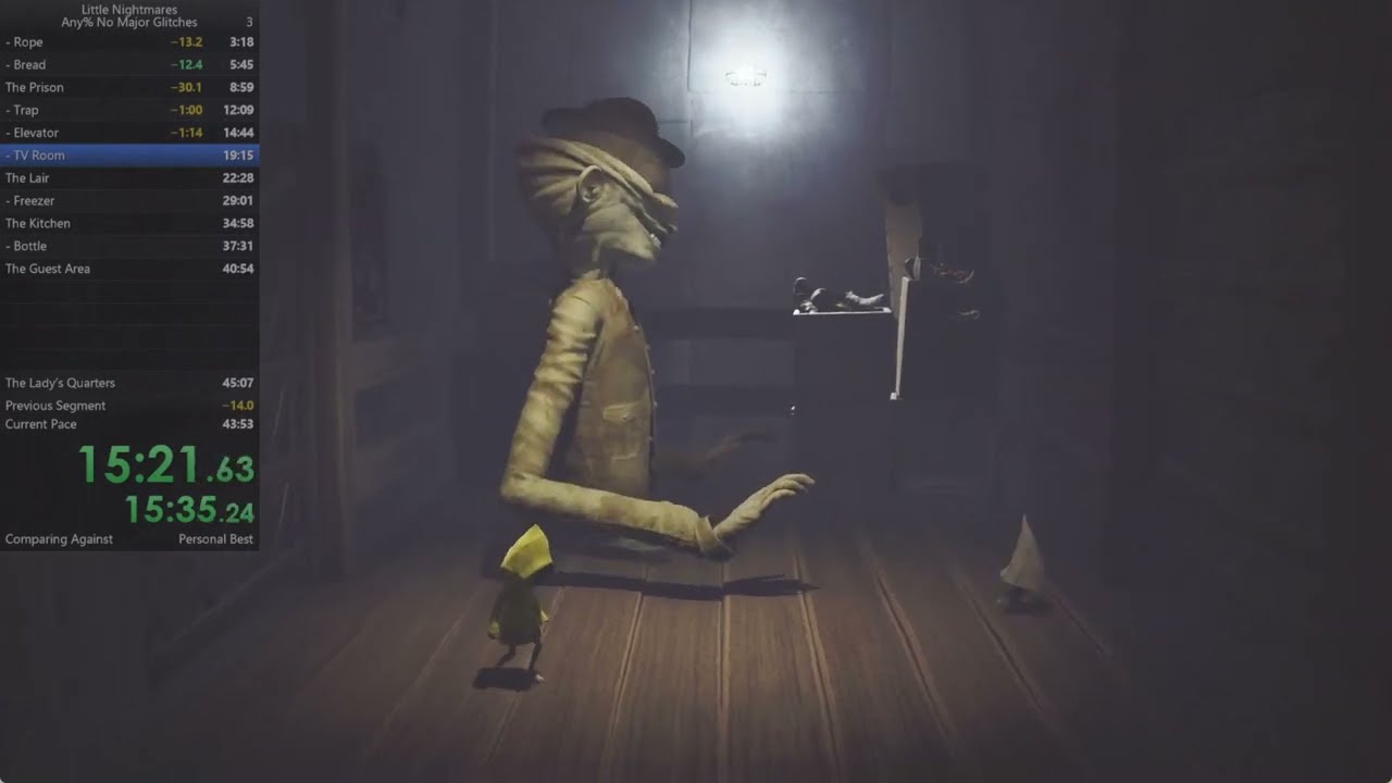 Little Nightmares 1 Speedrun - Glitchless - 42:16.34