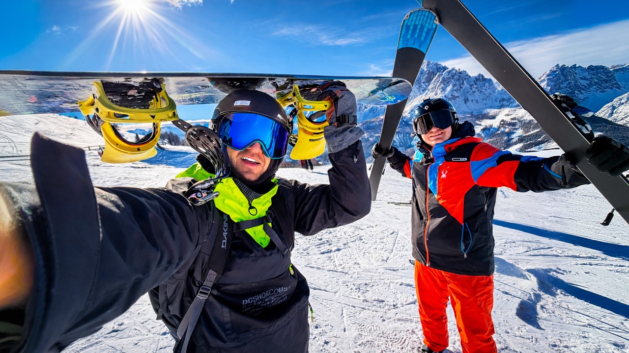 Jura KONEČNĚ LYŽUJE?! | Itálie 2026