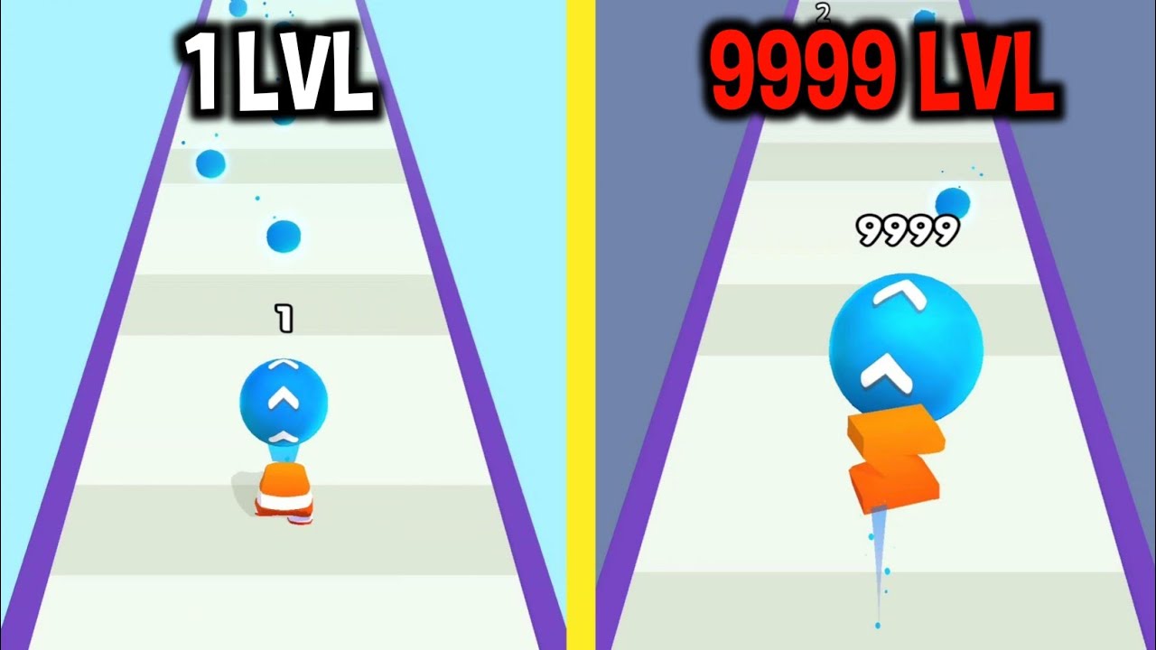 MAX LEVEL in Alphabet Run: Rolling Balls Game