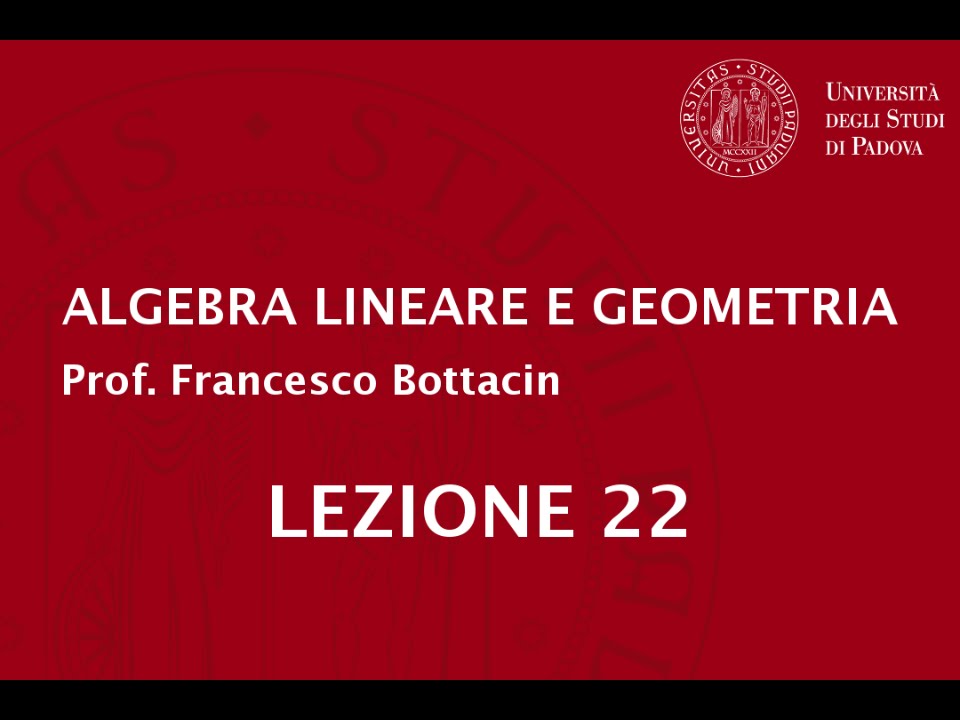 Lezione 22