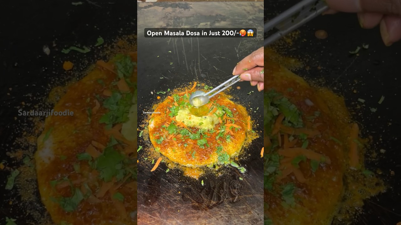 Bangalore special open masala dosa😱 