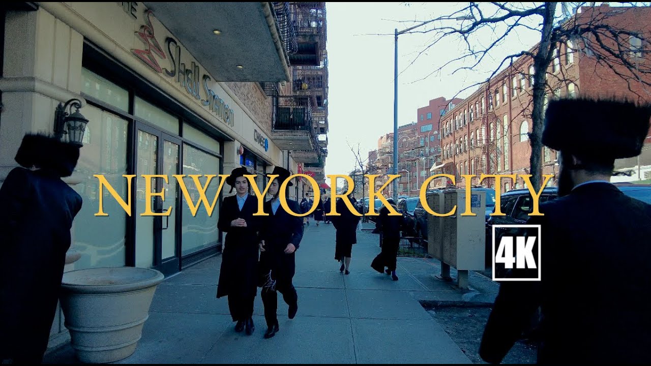 [4K]🇺🇸NYC Walk🗽 Jewish Holiday Celebration in Brooklyn, New York City  PART 1
