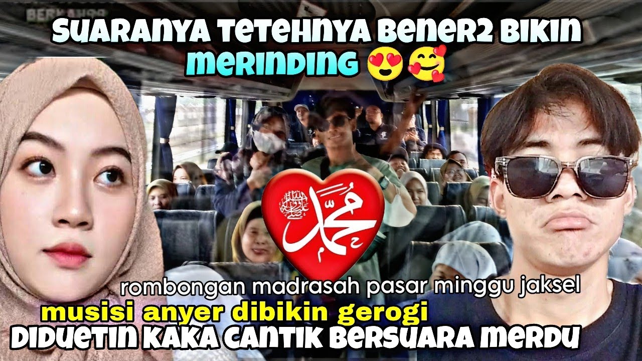 PENGAMEN ANYER//GMNA GA SEMANGAT KLO DIDUETIN KAKAK CANTIK BERSUARA MERDU 😍