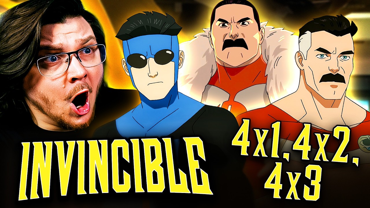 INVINCIBLE 4x1, 4x2, 4x3 REACTION | Season 4 Premiere | Review