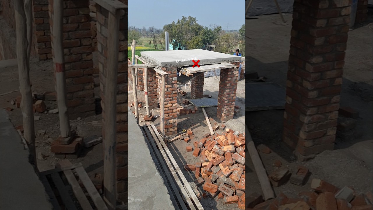 How to remove water tank slab shuttering