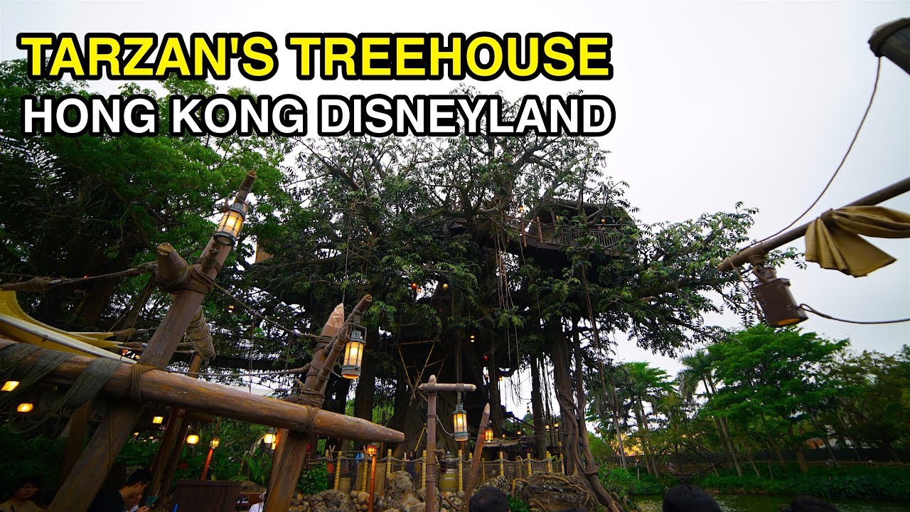 [4K] Tarzan's Treehouse : Hong Kong Disneyland
