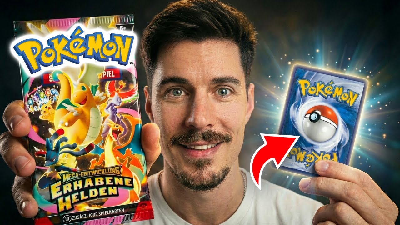 NIEMALS hab ich diese KARTE gezogen!! 😱🔥 | Pokemon Erhabene Helden Opening