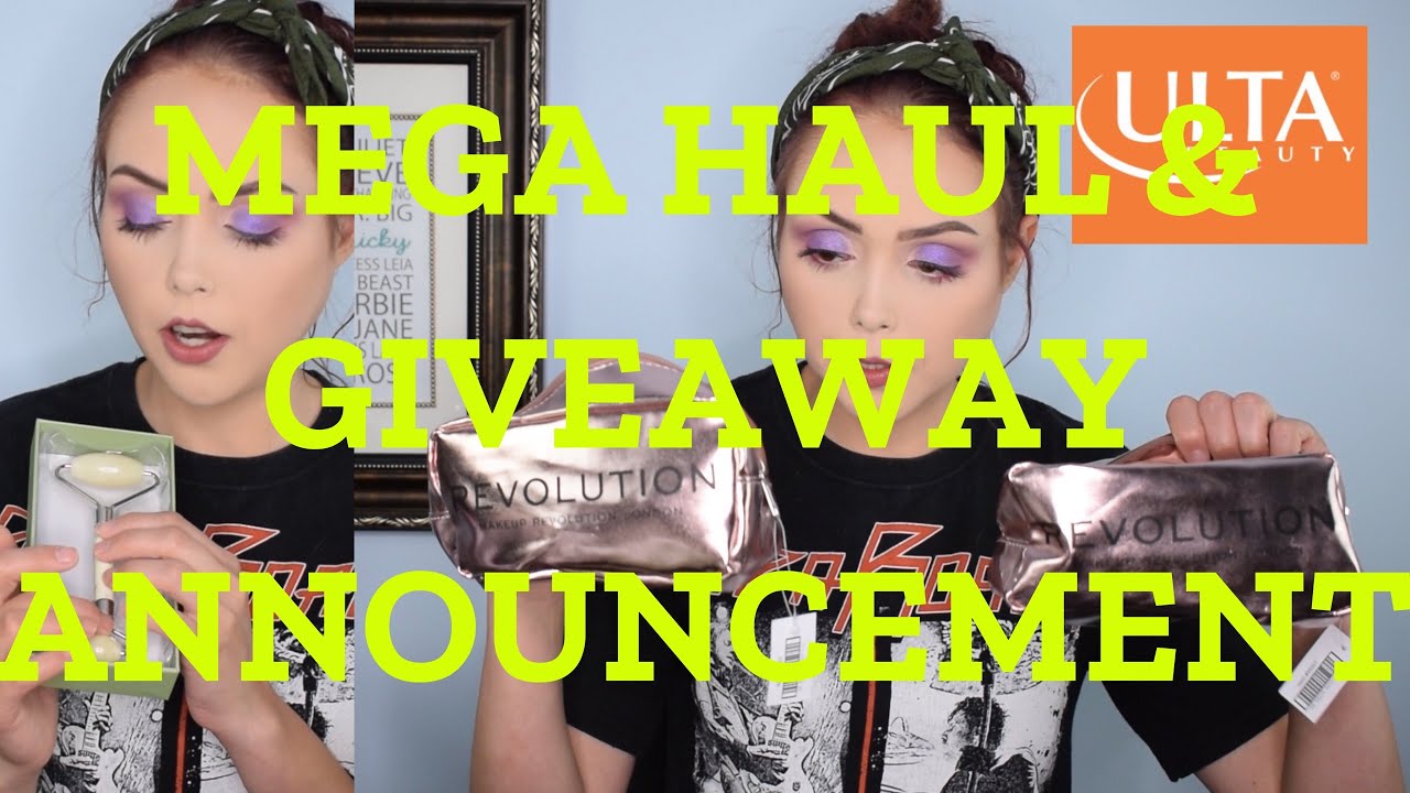 MEGA ULTA HAUL AND GIVEAWAY ANNOUNCEMENT!!